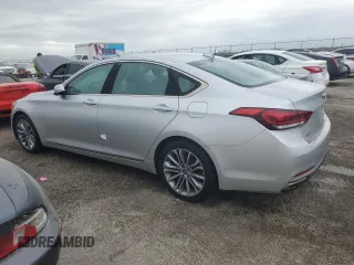 2017 Genesis G80 3.8L with VIN KMHGN4JE2HU167123, listed as a Copart auction lot 76287094 with 0 mi miles and Non Repairable. Bid and sale history available at carsss.com. Image 2.
