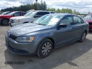 2011 Volkswagen Jetta Sedan S with VIN 3VW2K7AJ7BM375058, listed as a IAAI auction lot 41981855 with 297,905 mi miles. Bid and sale history available at carsss.com. Image 2.
