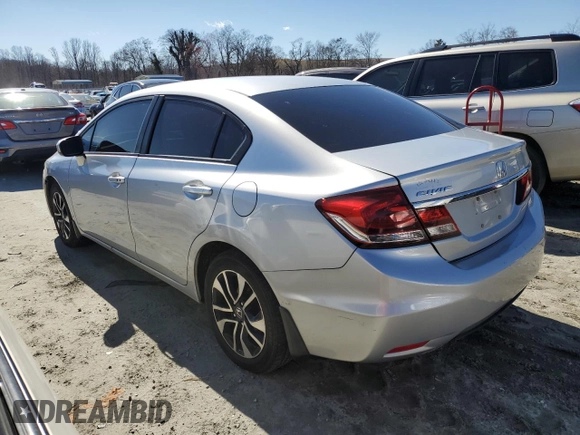 2014 Honda Civic Sedan EX with VIN 2HGFB2F82EH524932, listed as a Copart auction lot 48226465 with 203,561 mi miles and Salvage Title. Bid and sale history available at carsss.com. Image 2.