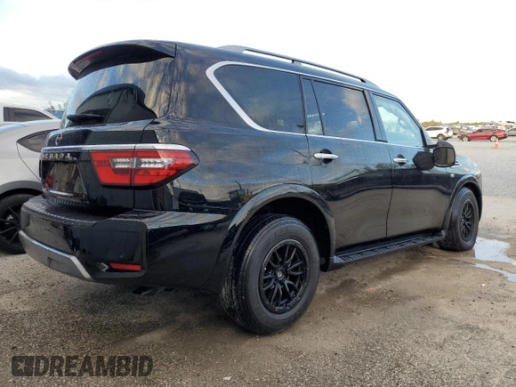 2022 Nissan Armada SV with VIN JN8AY2AC2N9161538, listed as a Copart auction lot 85223554 with Not Provided miles and Non Repairable. Bid and sale history available at carsss.com. Image 3.