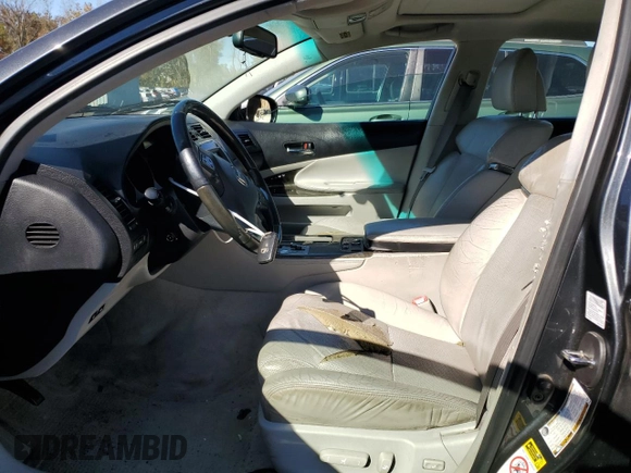 2008 Lexus GS 350 with VIN JTHCE96S780021630, listed as a Copart auction lot 75449024 with 210,978 mi miles and Salvage Title. Bid and sale history available at carsss.com. Image 7.