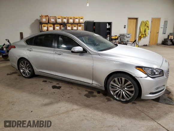 2017 Genesis G80 Ultimate z VIN KMHGN4JF8HU212056, wystawiony jako Copart lot #51636825 z przebiegiem 92 613 mil mil oraz Szkoda całkowita • Salvage title. Historia ofert i sprzedaży dostępna na DreamBid. Obrazek 4.