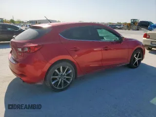 2018 Mazda 3 Touring with VIN 3MZBN1L38JM184671, listed as a Copart auction lot 52008405 with 114,292 mi miles and Salvage Title. Bid and sale history available at DreamBid. Image 3.