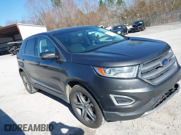 2015 Ford Edge Titanium z VIN 2FMTK3K90FBB13499, wystawiony jako IAAI lot #41492084 z przebiegiem 256 649 mil mil oraz . Historia ofert i sprzedaży dostępna na DreamBid. Obrazek 13.