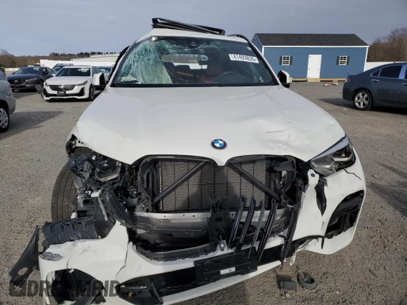 2022 BMW X5 xDrive40i with VIN 5UXCR6C07N9L54522, listed as a Copart auction lot 41493835 with Not Provided miles and Salvage Title. Bid and sale history available at DreamBid. Image 5.