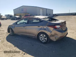 2016 Hyundai Elantra SE with VIN 5NPDH4AE8GH782749, listed as a Copart auction lot 47066475 with 100,352 mi miles and Salvage Title. Bid and sale history available at carsss.com. Image 2.