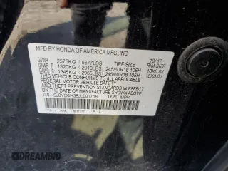 2018 Acura MDX with VIN 5J8YD4H38JL001718, listed as a Copart auction lot 49263275 with 109,512 mi miles and Salvage Title. Bid and sale history available at carsss.com. Image 13.