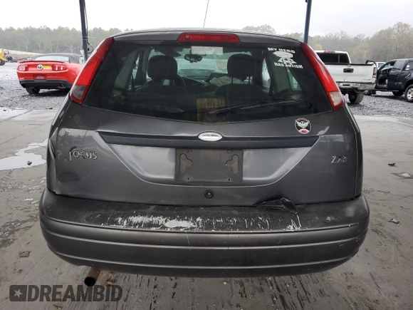 2003 Ford Focus ZX3 with VIN 3FAFP31Z73R178518, listed as a Copart auction lot 50200105 with 317,147 mi miles and Salvage title. Bid and sale history available at DreamBid. Image 6.