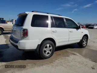 2007 Honda Pilot EX-L with VIN 5FNYF28777B022958, listed as a Copart auction lot 46793575 with 96,016 mi miles and Salvage Title. Bid and sale history available at DreamBid. Image 3.