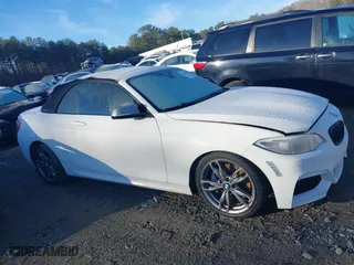 2015 BMW 2 Series M235i with VIN WBA1M1C5XFV393732, listed as a IAAI auction lot 41446007 with 187,781 mi miles. Bid and sale history available at carsss.com. Image 13.
