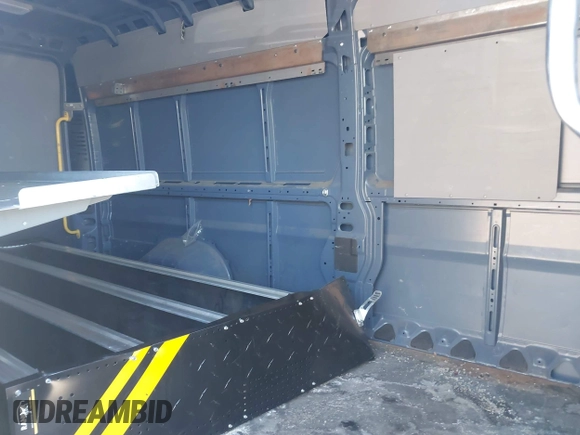 2019 Ram ProMaster Cargo with VIN 3C6URVJG2KE548728, listed as a IAAI auction lot 41989245 with 66,446 mi miles. Bid and sale history available at carsss.com. Image 8.