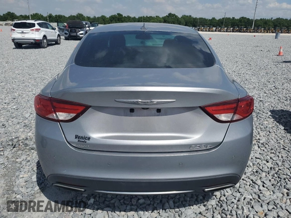2015 Chrysler 200 C with VIN 1C3CCCEG4FN523839, listed as a Copart auction lot 51481695 with 96,694 mi miles and Salvage Title. Bid and sale history available at carsss.com. Image 6.