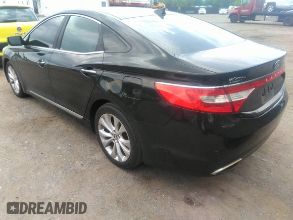2012 Hyundai Azera with VIN KMHFG4JG8CA164177, listed as a IAAI auction lot 42787380 with 160,980 mi miles and . Bid and sale history available at DreamBid. Image 3.