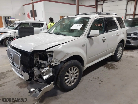 2009 Mercury Mariner Premier with VIN 4M2CU87779KJ14155, listed as a IAAI auction lot 41520138 with 175,980 mi miles. Bid and sale history available at carsss.com. Image 2.