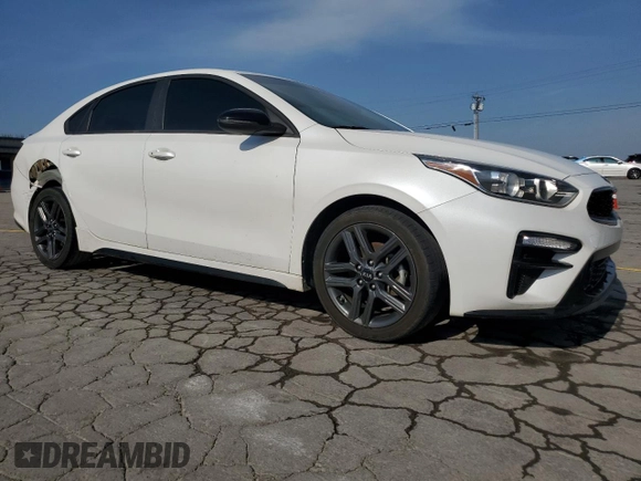 2021 Kia Forte GT-Line with VIN 3KPF34AD0ME276265, listed as a Copart auction lot 52493585 with 102,953 mi miles and Salvage Title. Bid and sale history available at carsss.com. Image 4.