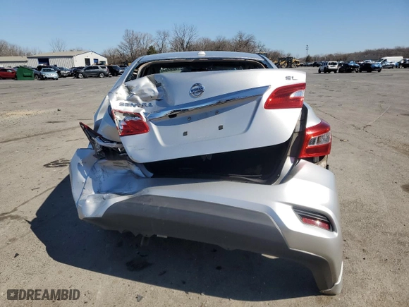 2016 Nissan Sentra SL with VIN 3N1AB7AP9GY297338, listed as a Copart auction lot 48556895 with 49,417 mi miles and Salvage Title. Bid and sale history available at carsss.com. Image 6.