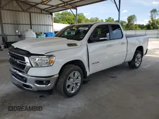 2021 Ram 1500 Big Horn with VIN 1C6SRFBT5MN737574, listed as a Copart auction lot 61875045 with 133,752 mi miles and Salvage title. Bid and sale history available at DreamBid. Image 1.