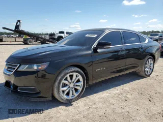 2017 Chevrolet Impala LT with VIN 1G1105S39HU128629, listed as a Copart auction lot 56636595 with 97,178 mi miles and Salvage Title. Bid and sale history available at DreamBid. Image 1.