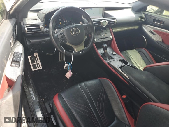 2020 Lexus RC F z VIN JTHDP5BC2L5007958, wystawiony jako Copart lot #54117405 z przebiegiem 21 263 mil mil oraz Szkoda całkowita • Salvage title. Historia ofert i sprzedaży dostępna na DreamBid. Obrazek 8.