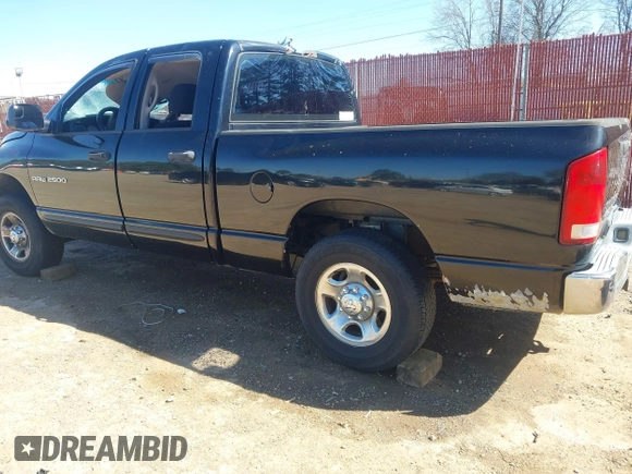 2004 Dodge Ram 2500 SLT with VIN 3D7KA28C54G119590, listed as a IAAI auction lot 41801044 with 1 mi miles. Bid and sale history available at carsss.com. Image 3.