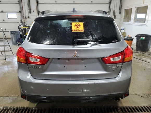 2017 Mitsubishi Outlander Sport SEL 2.4 with VIN JA4AR4AW5HZ064105, listed as a Copart auction lot 89061885 with 108,836 mi miles and Salvage Title. Bid and sale history available at carsss.com. Image 6.