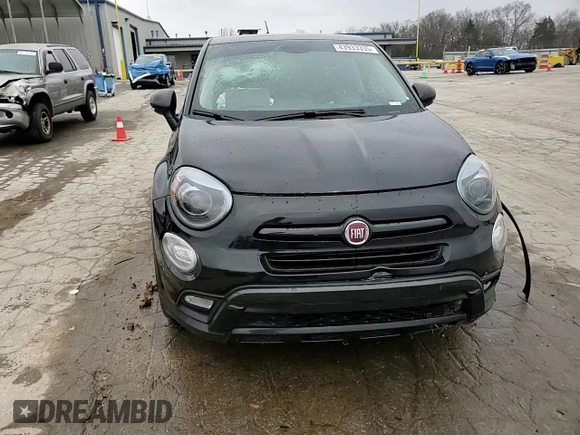 2017 FIAT 500X Urbana Edition with VIN ZFBCFXCB4HP621782, listed as a Copart auction lot 43933335 with 99,087 mi miles and Salvage title. Bid and sale history available at DreamBid. Image 14.