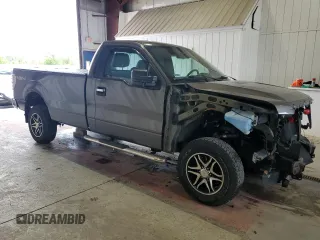2013 Ford F-150 XL with VIN 1FTNF1EF9DKD63737, listed as a Copart auction lot 57023185 with 47,489 mi miles and Salvage title. Bid and sale history available at DreamBid. Image 4.