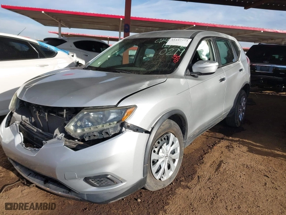 2015 Nissan Rogue SV with VIN KNMAT2MT8FP590279, listed as a IAAI auction lot 41197773 with 114,821 mi miles. Bid and sale history available at carsss.com. Image 17.