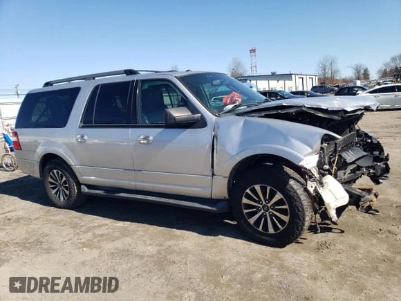 2015 Ford Expedition EL XLT with VIN 1FMJK1JT4FEF00294, listed as a Copart auction lot 46690405 with 138,145 mi miles and Salvage Title. Bid and sale history available at carsss.com. Image 4.