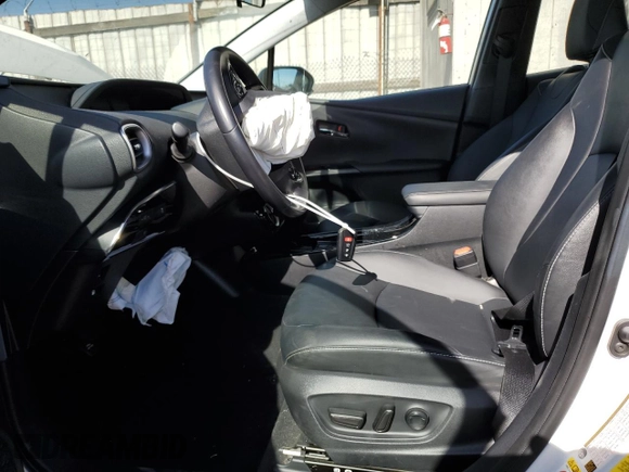 2021 Toyota Prius LE with VIN JTDKAMFPXM3193991, listed as a Copart auction lot 61435725 with 78,322 mi miles and Salvage title. Bid and sale history available at DreamBid. Image 7.