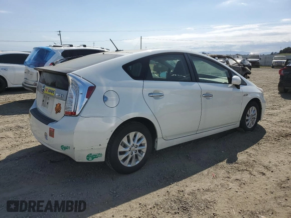 2012 Toyota Prius with VIN JTDKN3DP8C3004903, listed as a Copart auction lot 53316975 with 111,506 mi miles and Clean Title. Bid and sale history available at DreamBid. Image 3.