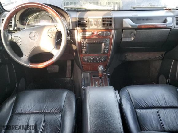 2002 Mercedes-Benz G-Class with VIN WDCYR49E72X133986, listed as a Copart auction lot 44765245 with 138,580 mi miles and Salvage Title. Bid and sale history available at carsss.com. Image 8.