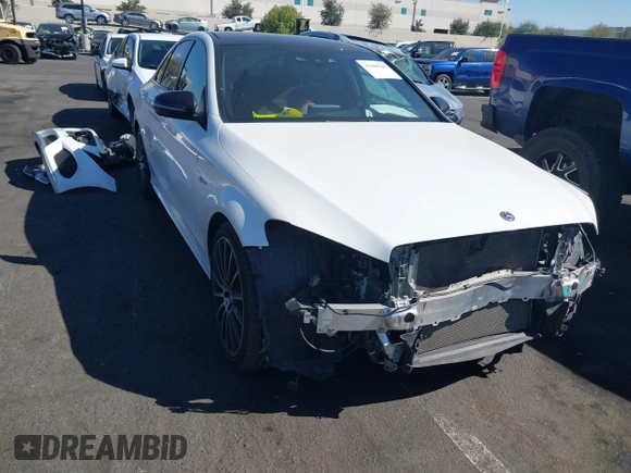 2018 Mercedes-Benz C 43 AMG with VIN 55SWF6EB5JU254522, listed as a IAAI auction lot 41669141 with 38,724 mi miles and . Bid and sale history available at carsss.com. Image 14.