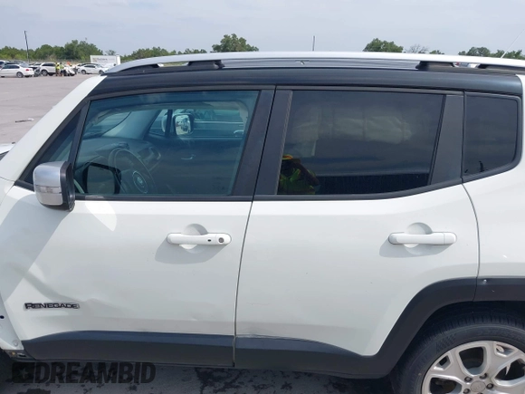 2016 Jeep Renegade Limited with VIN ZACCJBDT7GPC67683, listed as a IAAI auction lot 42401857 with 163,888 mi miles and . Bid and sale history available at DreamBid. Image 14.