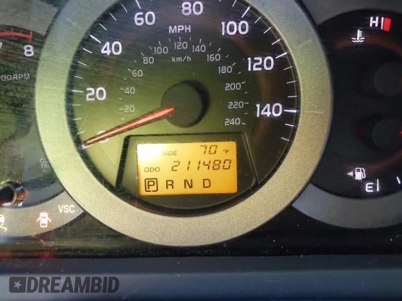 2007 Toyota RAV4 Sport with VIN JTMZK32V976009928, listed as a IAAI auction lot 42783872 with 211,480 mi miles and . Bid and sale history available at DreamBid. Image 7.