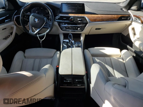 2020 BMW 5 Series 530e with VIN WBAJA9C05LCE35259, listed as a Copart auction lot 73673844 with 51,517 mi miles and Salvage Title. Bid and sale history available at DreamBid. Image 8.