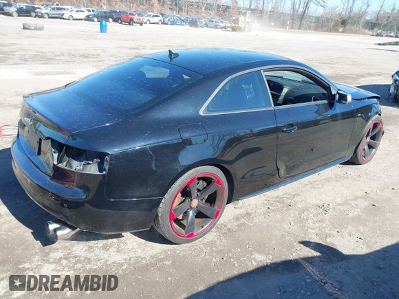 2011 Audi S5 Prestige with VIN WAUVVAFR0BA046845, listed as a IAAI auction lot 41633594 with 100,037 mi miles. Bid and sale history available at carsss.com. Image 4.