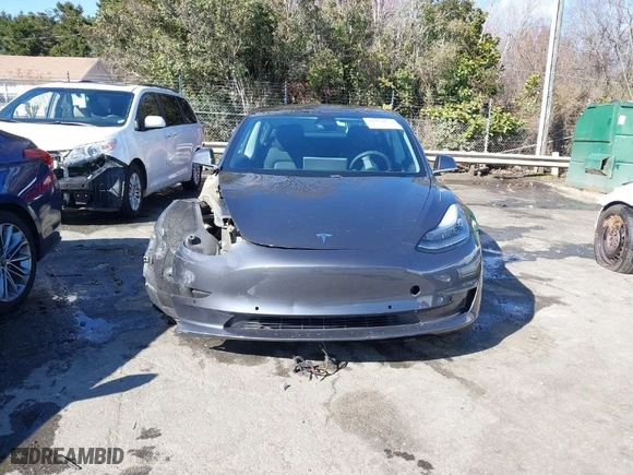 2019 Tesla Model 3 Long Range with VIN 5YJ3E1EB8KF469629, listed as a IAAI auction lot 41694655 with NaN miles. Bid and sale history available at carsss.com. Image 12.