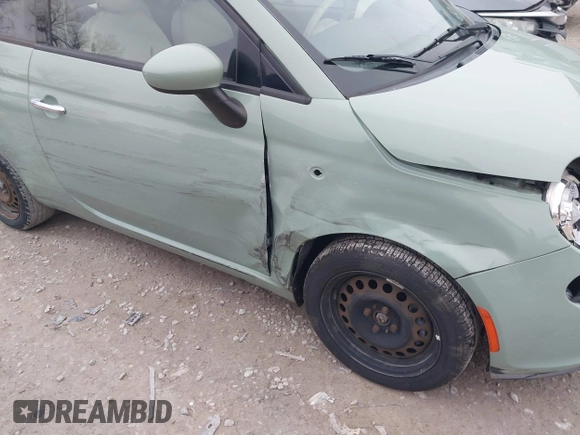 2013 FIAT 500 Pop with VIN 3C3CFFAR4DT749733, listed as a IAAI auction lot 42012326 with 110,712 mi miles. Bid and sale history available at carsss.com. Image 13.