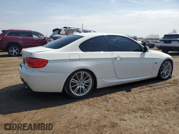 2013 BMW 3 Series 335i xDrive with VIN WBAKF9C56DE860445, listed as a Copart auction lot 51945605 with 105,408 mi miles and Clean Title. Bid and sale history available at carsss.com. Image 3.