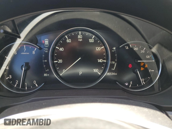 2020 Mazda CX-5 Grand Touring with VIN JM3KFBDM4L0771394, listed as a Copart auction lot 58830274 with 46,534 mi miles and Salvage Title. Bid and sale history available at carsss.com. Image 9.