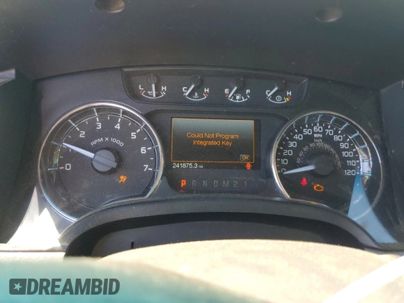 2011 Ford F-150 XL with VIN 1FTFX1CF2BFD00084, listed as a Copart auction lot 57750125 with 241,875 mi miles and Salvage title. Bid and sale history available at DreamBid. Image 9.
