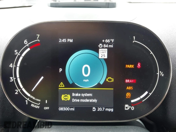 2024 MINI Countryman Cooper S with VIN WMZ53BR06R3S30777, listed as a IAAI auction lot 41903400 with 8,300 mi miles and . Bid and sale history available at DreamBid. Image 7.