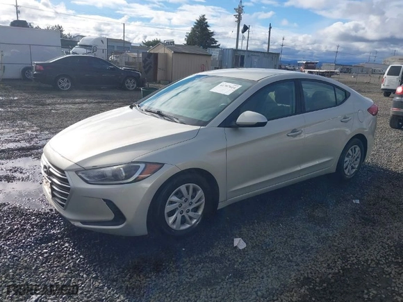 2017 Hyundai Elantra SE with VIN 5NPD74LF9HH202418, listed as a IAAI auction lot 41707614 with 145,995 mi miles. Bid and sale history available at carsss.com. Image 2.