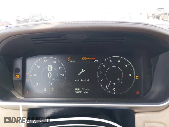 2017 Land Rover Range Rover HSE с VIN SALGS2FV6HA374375, выставлен на аукционе IAAI как лот 42187886 с пробегом 105 525 миль миль и . История ставок и продаж доступна на DreamBid. Изображение 7.