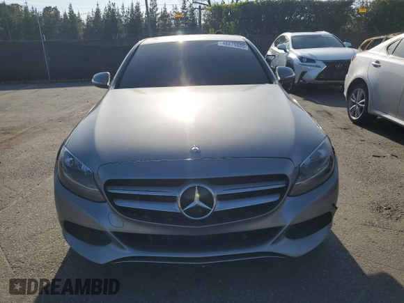 2015 Mercedes-Benz C-Class C 300 with VIN 55SWF4JB3FU069404, listed as a Copart auction lot 48879805 with 167,870 mi miles and Salvage Title. Bid and sale history available at carsss.com. Image 5.