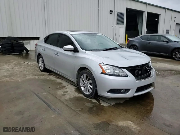 2015 Nissan Sentra SV with VIN 3N1AB7AP7FY376313, listed as a Copart auction lot 46132415 with 191,773 mi miles and Salvage Title. Bid and sale history available at carsss.com. Image 11.