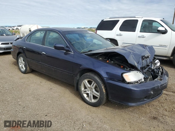 2000 Acura TL with VIN 19UUA5660YA802434, listed as a Copart auction lot 72753614 with 316,429 mi miles and Salvage Title. Bid and sale history available at carsss.com. Image 4.