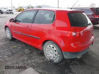 2007 Volkswagen Rabbit with VIN WVWBR71K37W067318, listed as a IAAI auction lot 41409513 with 165,011 mi miles. Bid and sale history available at carsss.com. Image 3.