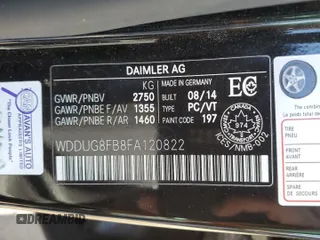 2015 Mercedes-Benz S 550 with VIN WDDUG8FB8FA120822, listed as a Copart auction lot 53850365 with 113,301 mi miles and Clean title. Bid and sale history available at DreamBid. Image 12.